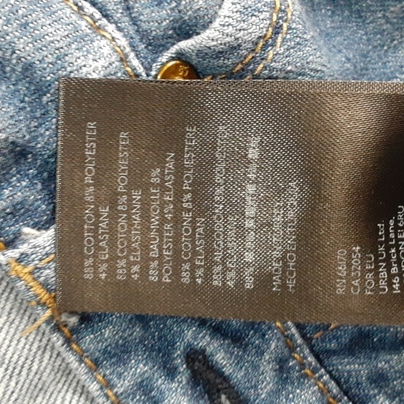 Free People We The Free Button Fly Black Distressed Skinny Slim Fit Jeans - Picture 11 of 11